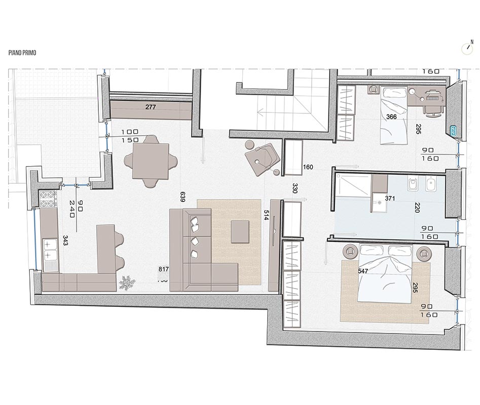 Corte Taschetti - Appartamento - Planimetria